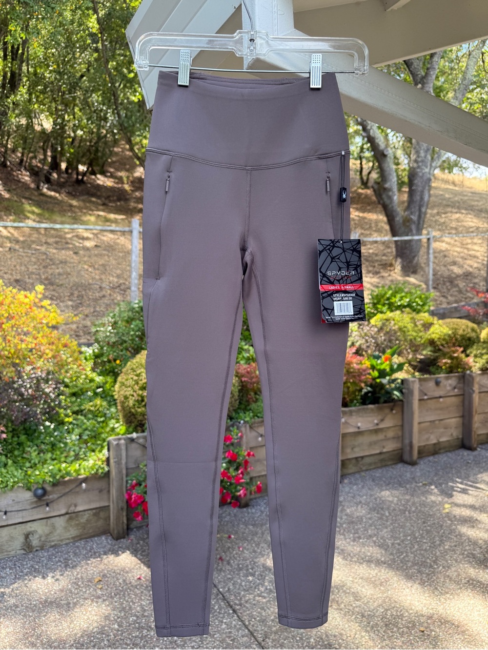 Spyder Mauve High-Waist Performance Leggings